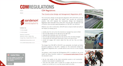 Desktop Screenshot of cdm-2007-regulations.co.uk